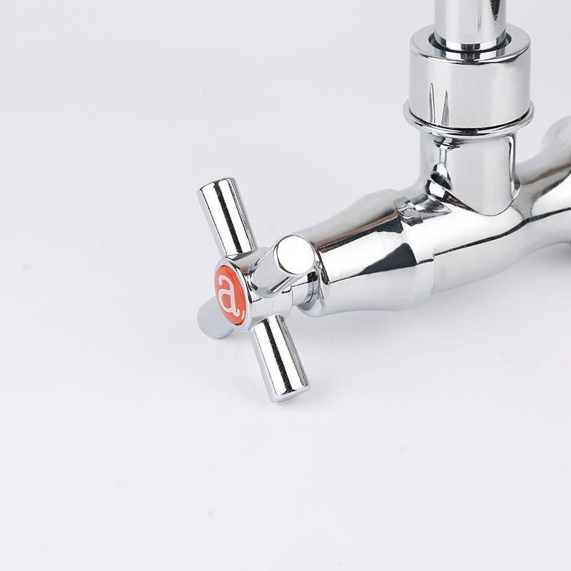 Flexible Spout Kitchen Tap Cold Only With Two Functions Sprayer Wall Mounted In Chrome